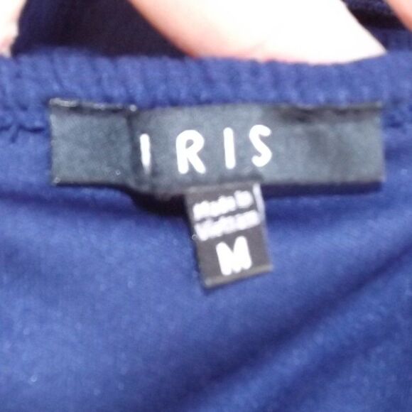 IRIS Dress, M, Lace Cutout Waist/Back straps, Mini/Short, Padded, Navy Blue - Picture 11 of 14